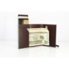 Le porte cartes ÖGON DESIGNS CASCADE ZIPPER WALLET Dark Brown.