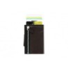 Le porte cartes ÖGON DESIGNS CASCADE ZIPPER WALLET Dark Brown.