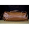 Sac de voyage cuir Paul Marius LeVoyageur XL Naturel - Maroquinerie Quey Charlieu