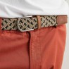 Ceinture Faguo NAV21 Marine Sable-Maroquinerie Quey Charlieu