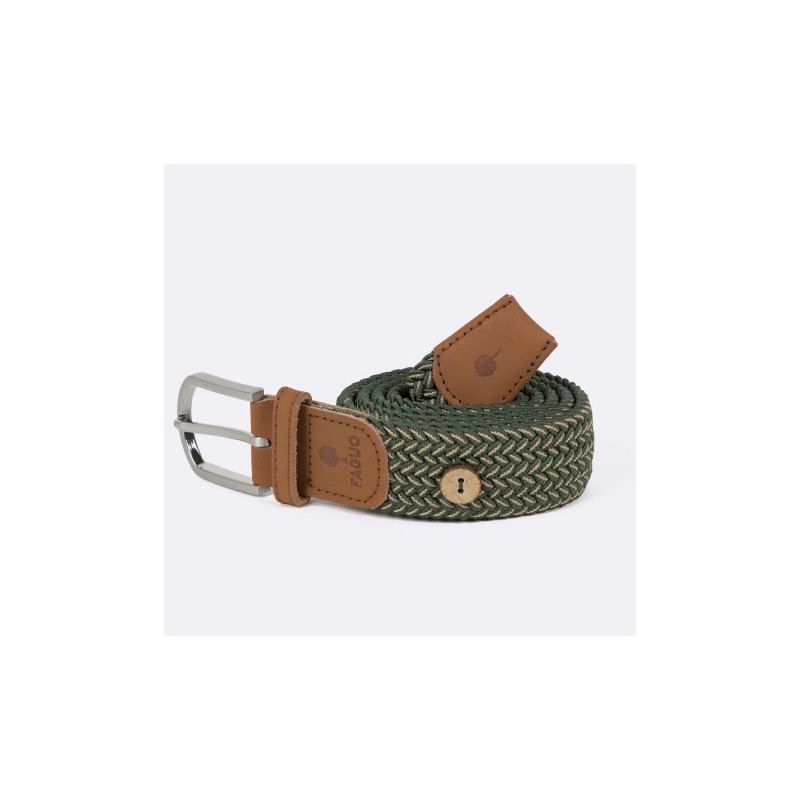 Ceinture Faguo KAK20 Kaki Sable-Maroquinerie Quey Charlieu