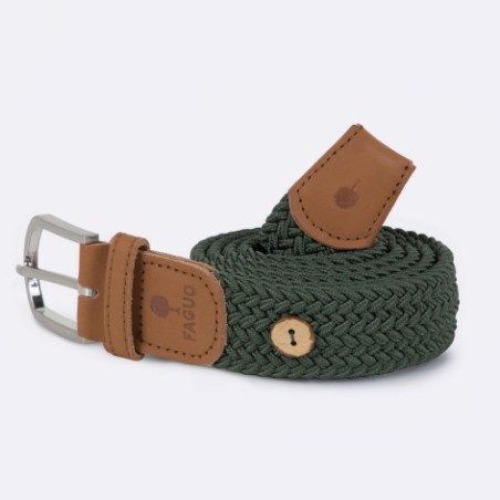 Ceinture Faguo KAK07 Kaki -Maroquinerie Quey Charlieu