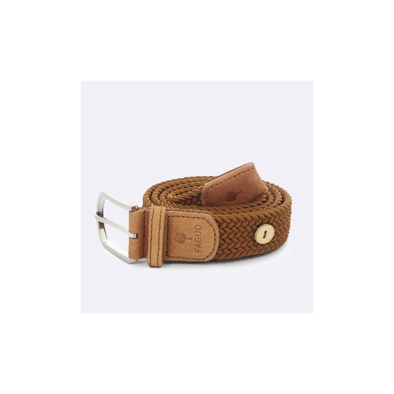 Ceinture Faguo CAM00 Camel-Maroquinerie Quey Charlieu