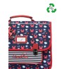 Cartable enfant 2 compartiments 38cm Navy Crab RET-CA38 Maroquinerie Quey Charlieu