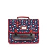 Cartable enfant 2 compartiments 38cm Navy Crab RET-CA38 Maroquinerie Quey Charlieu