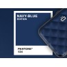 Porte cartes ÖGON DESIGNS Quilted Button Navy Blue - Maroquinerie Quey Charlieu