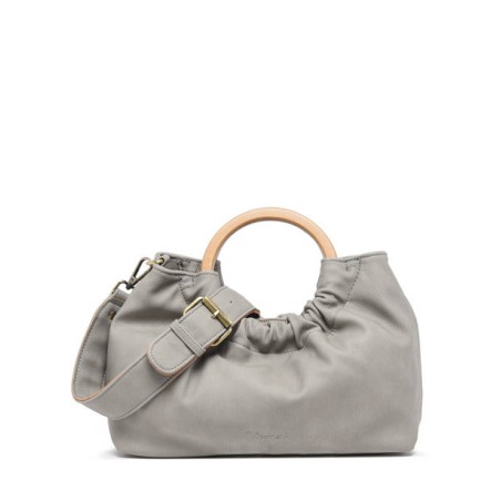 Sac Porté main Woomen Vegan WACAC 35 Light Grey - Maroquinerie Quey Charlieu