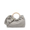 Sac Porté main Woomen Vegan WACAC 35 Light Grey - Maroquinerie Quey Charlieu