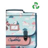 Cartable Caméléon RET CA32 Turquoise Unicorn - Maroquinerie Quey Charlieu