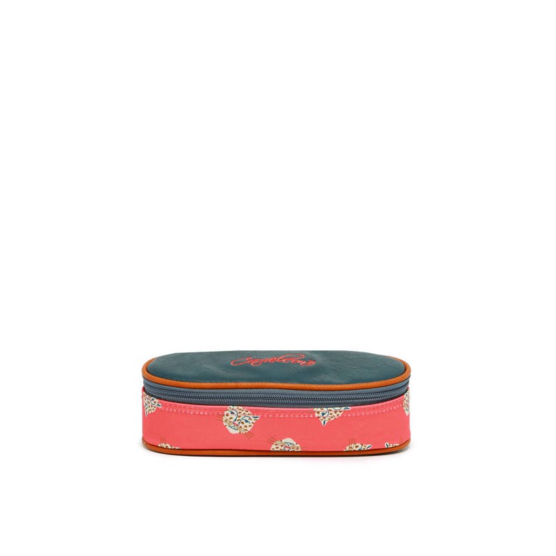 Trousse Caméléon RET PLUM Coral Cats - Maroquinerie Quey Charlieu