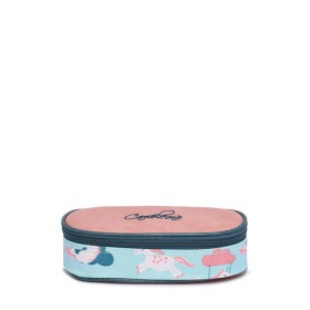 Trousse Caméléon RET PLUM Turquoise Unicorn - Maroquinerie Quey Charlieu