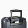 Valise Elite Pure Mate Cabine 4 roues 55cm Bleu Nuit - Maroquinerie Quey Charlieu