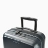 Valise Elite Pure Mate Cabine 4 roues 55cm Bleu Nuit - Maroquinerie Quey Charlieu