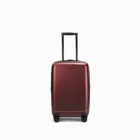 Valise Elite Pure Mate Cabine 4 roues 55cm Bordeaux - Maroquinerie Quey Charlieu