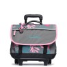 Cartable à roulettes Caméléon BAS CR38 Grey Palm - Maroquinerie Quey Charlieu