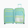 Valise cabine 4 roues Elite Turquoise - Maroquinerie Quey Charlieu