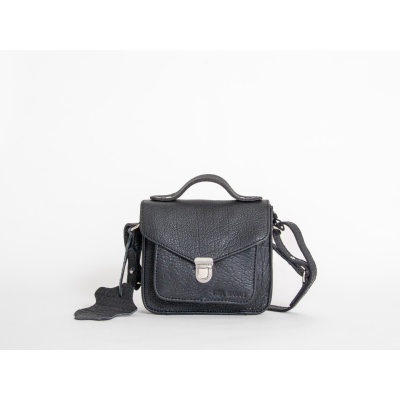 Sac cuir Paul Marius Mademoiselle George Noir - Maroquinerie Quey Charlieu (1)