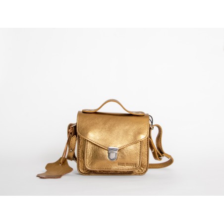 Sac cuir Paul Marius Mademoiselle George Bronze - Maroquinerie Quey Charlieu (1)