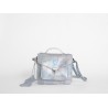 Sac cuir Paul Marius Mademoiselle George Blanc Holographique - Maroquinerie Quey Charlieu