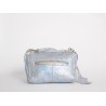 Sac cuir Paul Marius Suzon M Blanc Holographique - Maroquinerie Quey Charlieu