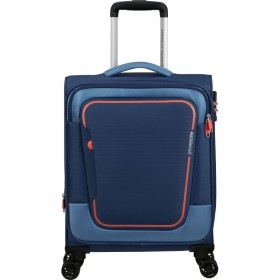 Valise cabine 4 roues 55cm American Tourister Pulsonic 146516*6636 Combatnavy - Maroquinerie Quey Charlieu