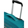 Valise cabine 4 roues 55cm American Tourister Pulsonic 146516*6058 Stone Teal - Maroquinerie Quey Charlieu