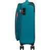 Valise cabine 4 roues 55cm American Tourister Pulsonic 146516*6058 Stone Teal - Maroquinerie Quey Charlieu