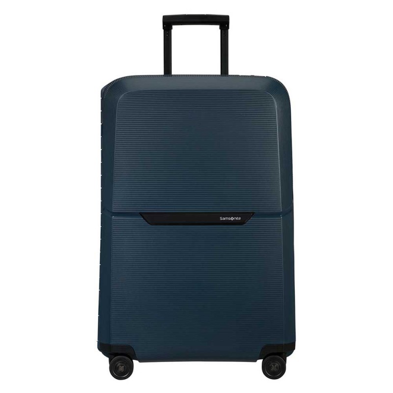 Valise 4 roues 75 cm Magnum Eco Samsonite Midnight Blue 139847*1549 - maroquinerie Quey Charlieu