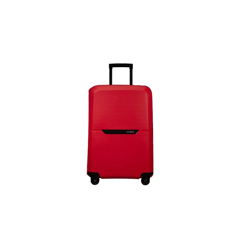 Valise 4 roues 75 cm Magnum Eco Samsonique  Hibiscus Red 139847 A011 - Maroquinerie Quey Charlieu