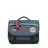 Cartable Caméléon 35cm BAS CA35 Navy Red Cars - Maroquinerie Quey Charlieu