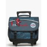 Cartable Caméléon 38 cm BAS CA38 Navy Red Cars - Maroquinerie Quey Charlieu