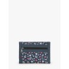 Portefeuille Caméléon BAS WALL Navy Miniflowers - Maroquinerie Quey Charlieu