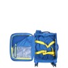 Valise cabine 4 roues  Elite E1521 Pure Soft 55 cm Bleu Classique-Maroquinerie Quey Charlieu