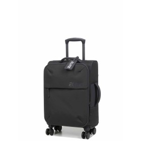 Valise cabine 4 roues  Elite E1521 Pure Soft 55 cm Gris Asphalte-Maroquinerie Quey Charlieu