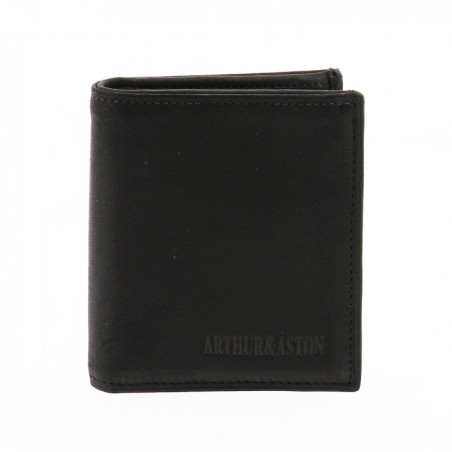 Porte monnaie Arthur & Aston 94 461 A Noir-Maroquinerie Quey Charlieu