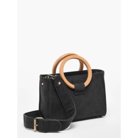 Sac porté main Woomen Vegan WACAC 5A Noir-Maroquinerie Quey Charlieu