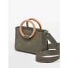 Sac porté main Woomen Vegan WACAC 5A Vert-Maroquinerie Quey Charlieu