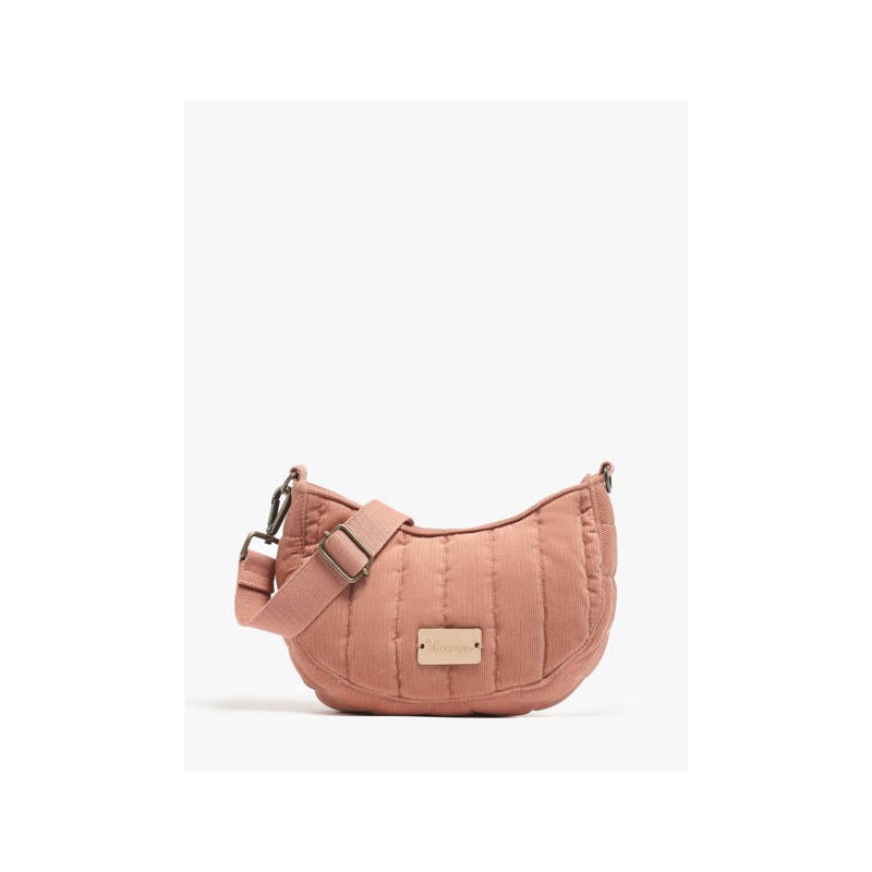 Sac bandoulière Woomen Vegan WIXO01 Rose-Maroquinerie Quey Charlieu