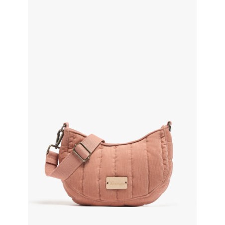 Sac bandoulière Woomen Vegan WIXO01 Rose-Maroquinerie Quey Charlieu