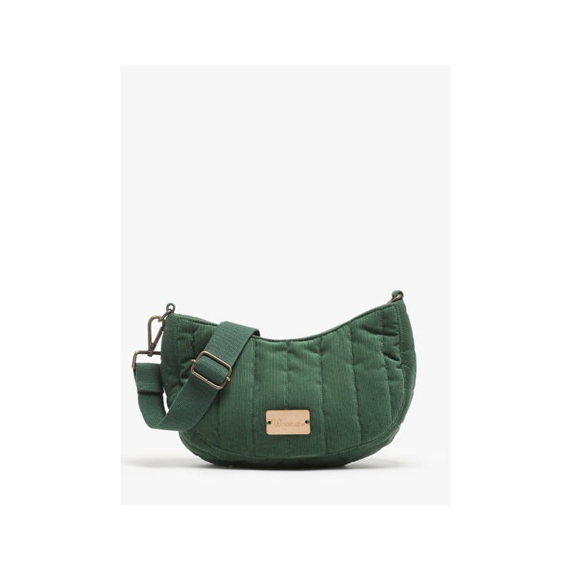 Sac bandoulière Woomen Vegan WIXO01Vert-Maroquinerie Quey Charlieu