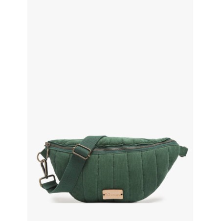 Sac banane Woomen Vegan WIXO03 Vert-Maroquinerie Quey Charlieu