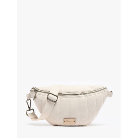 Sac banane Woomen Vegan WIXO03 Beige-Maroquinerie Quey Charlieu