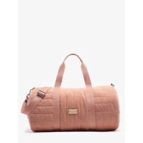 Sac weekend porté main Woomen Vegan WIXO12 Rose-Maroquinerie Quey Charlieu