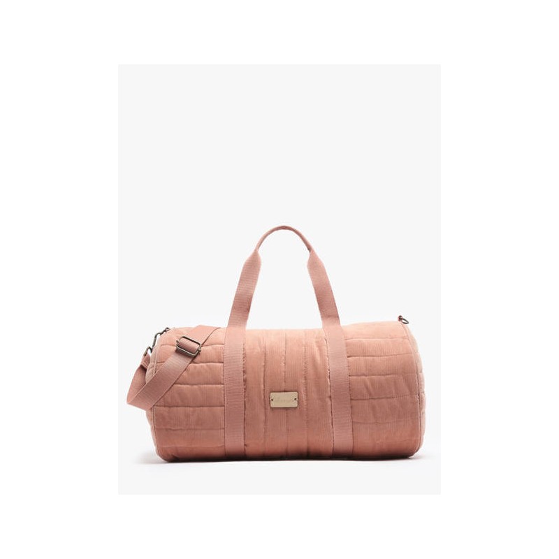 Sac weekend porté main Woomen Vegan WIXO12 Rose-Maroquinerie Quey Charlieu