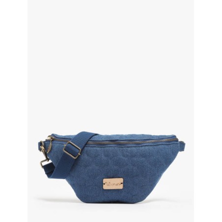 Sac banane Woomen Vegan MUD04 Denim-Maroquinerie Quey Charlieu