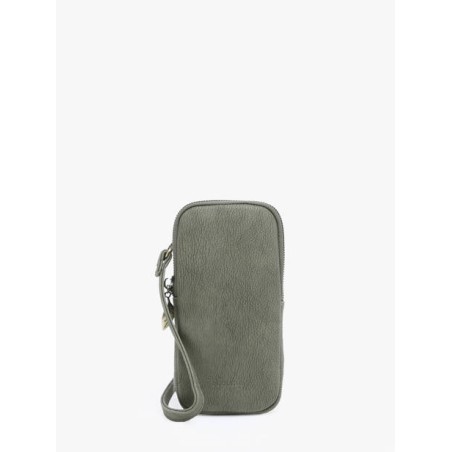 Etui téléphone Woomen Vegan WACAC 67 Vert-Maroquinerie Quey Charlieu