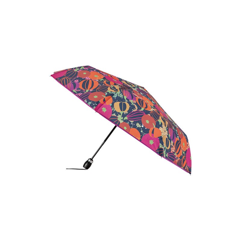 Parapluie pliant femme Maison Piganiol 55.487 Pumpkins - Maroquinerie Quey Charlieu