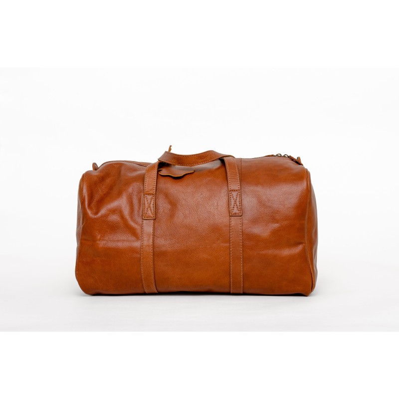 Sac de voyage cuir Paul Marius LeCabine Tabac - Maroquinerie Quey Charlieu