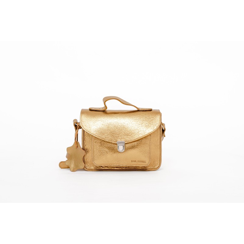 Sac Cuir Paul Marius Mademoiselle George Bronze - Maroquinerie Quey Charlieu