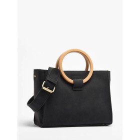 Sac porté main Woomen Vegan WACAC 5B Noir - Maroquinerie Quey Charlieu